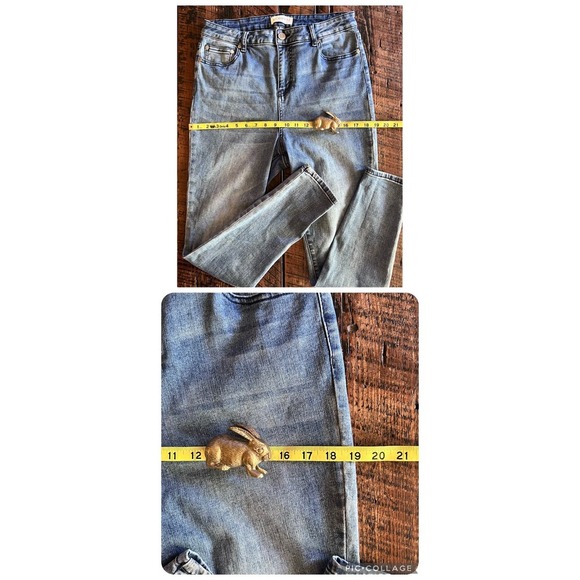 Anthropologie ELOQUII Denim super Hi-Rise blue Jeans Size 14S - Picture 12 of 15